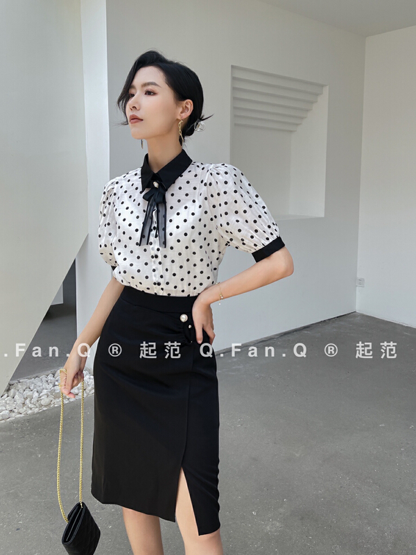 [style] twill suit material commuter skirt 8539\jj