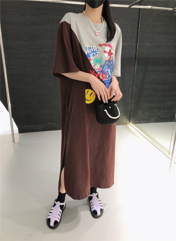 [rich rich] color blocking fashion minority dress 77827\gyj