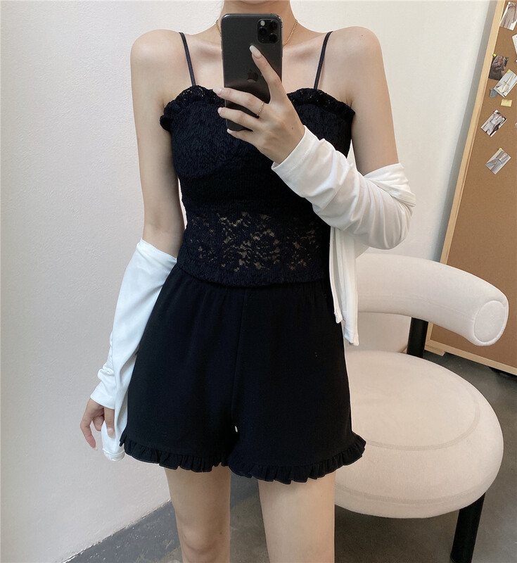 [modern 197] simple and versatile casual shorts with ear buds (only shorts) 81116\lsl