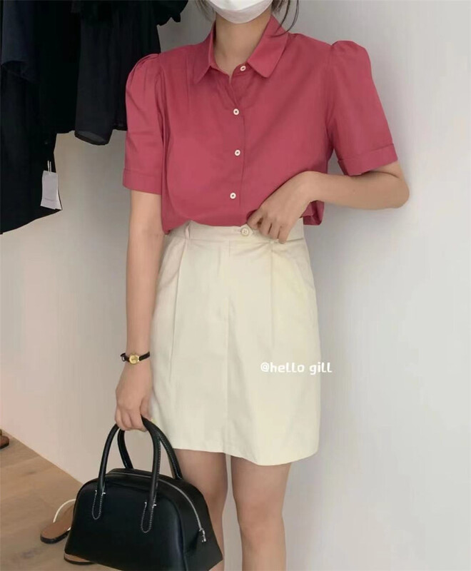 [gill] high waist, slim and versatile A-line skirt 1066\zjy