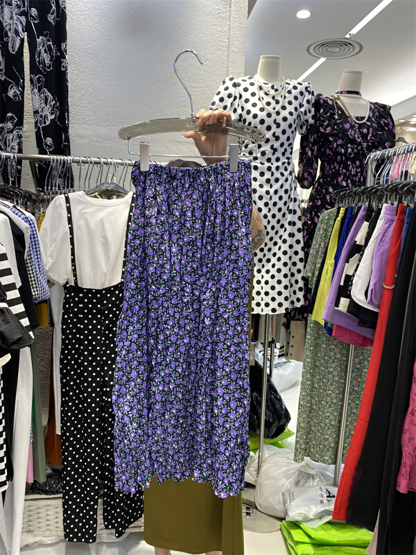 [al] idyllic romantic floral elastic waist skirt 004\\wpl
