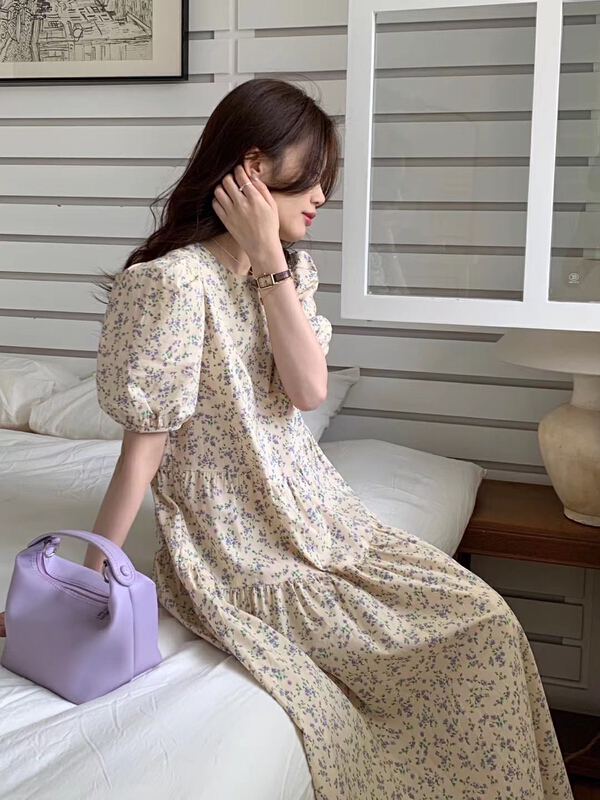 [the nice] gentle minority floral dress a6323\hjy