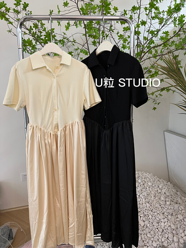 [U grain] design sense versatile solid dress 5818\fhx