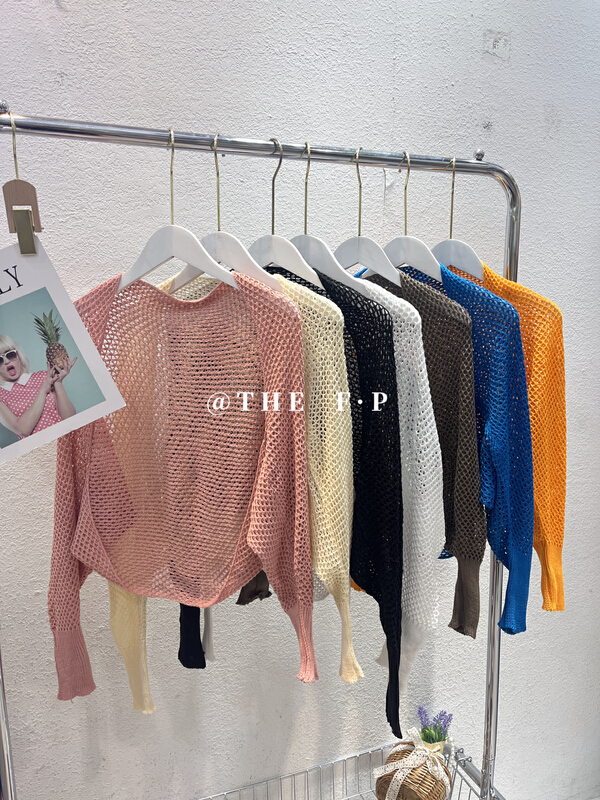 [f · P] Korean hollow out fashion sunscreen shirt dm002\hbx