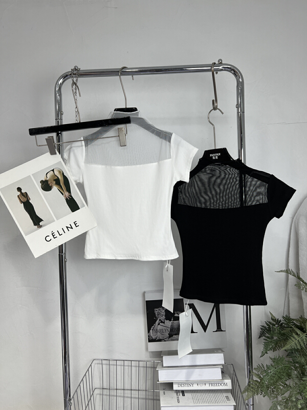 [model] fashionable Spice Girl Hong Kong style hollow out shirt 0050\jj