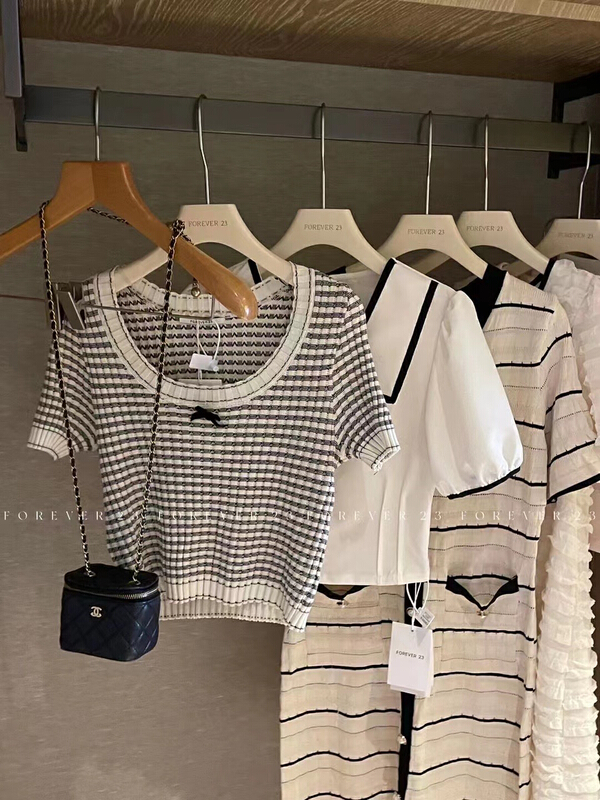 [forever23] Korean style Xiaoxiang bow knit a1099\hjy