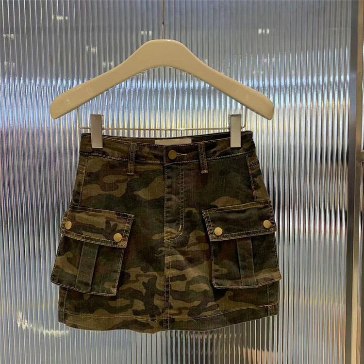 [o not 1] Street trend camouflage tooling short skirt n075\lsw