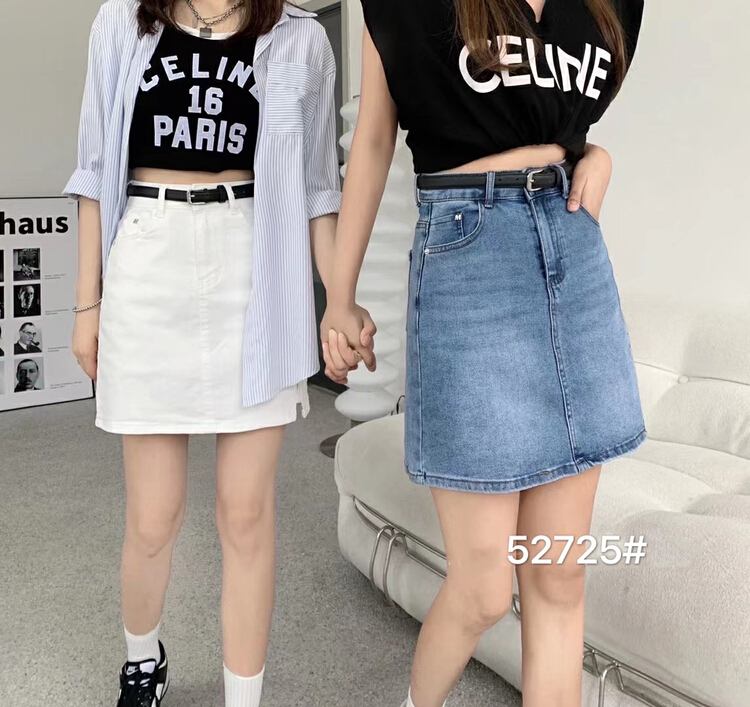 [okd] Korean version of versatile fashion denim skirt 52725\zxl