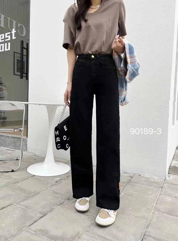 Original price 89.99! [okd] Korean simple and versatile mop jeans 90189-00\zxl