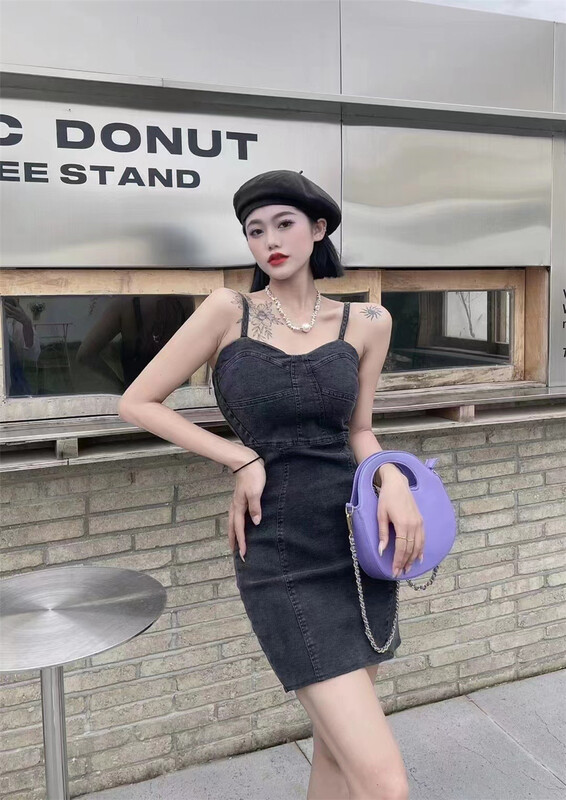 [x.xan] small sexy retro suspender dress 7398\pcz