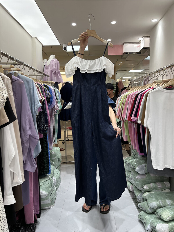 [DT] patchwork style fashion Jumpsuit 8019\hyy