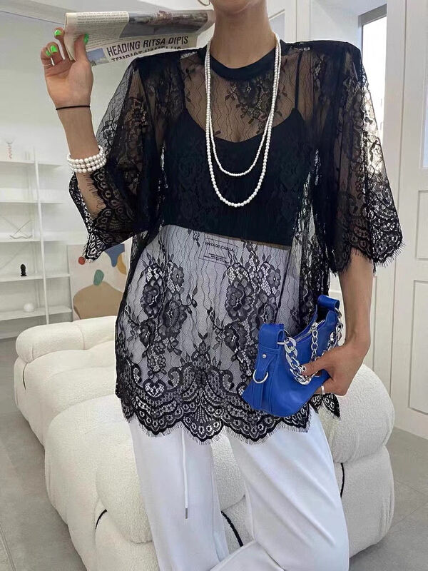 [Aimee] fashionable Korean versatile loose short sleeve T-shirt + simple and comfortable sling back set 9225\ozq