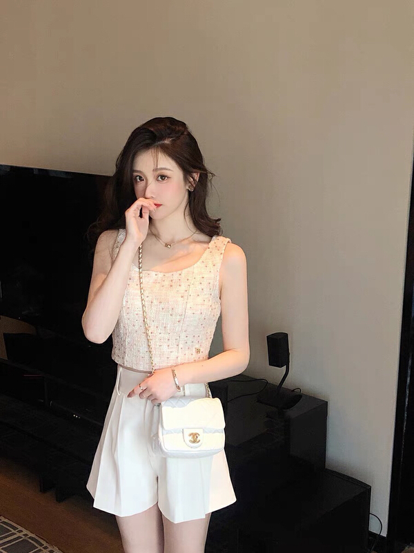 [x · h studio] small fragrance design short vest / sling 1007\ozq