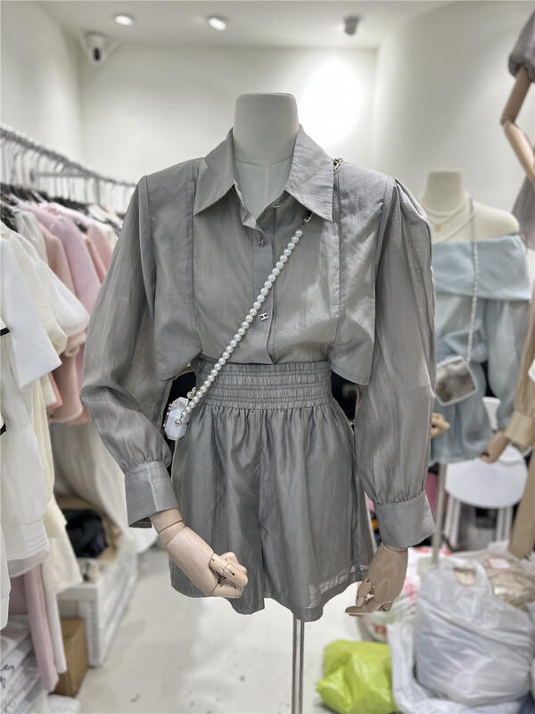 [retain] fashion shirt + loose comfortable casual pants set 226258 \xyj