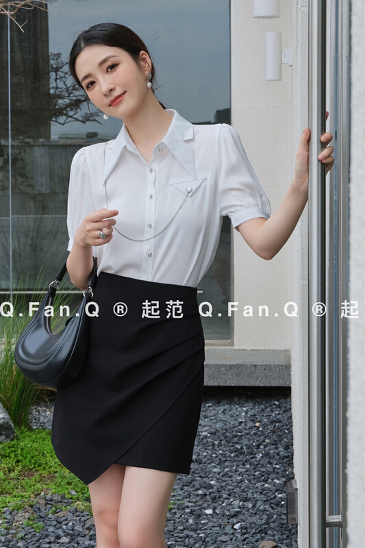 [style] skirt pants with irregular hem 8812\jj