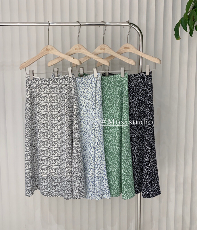 Original price 84.90! 【 Moxi 】 versatile slim floral skirt 79572 \xj