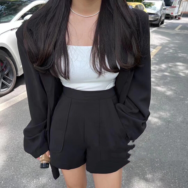 [lidada] back slit suit + slim casual Shorts Set 6003\hbx