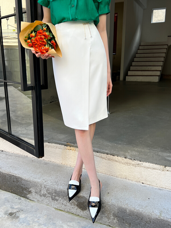 [Hanna inclusive] high waist design fashion skirt m3198\xj