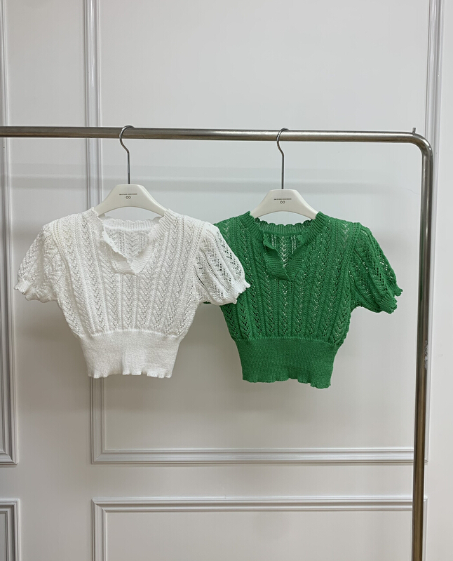 [onivinage Omni] Vintage waist cut-out T-shirt ow224n5670