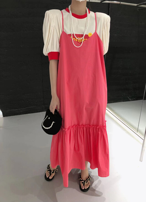 [rich rich] Korean style patchwork dress (excluding T-shirt) 9266\hyy