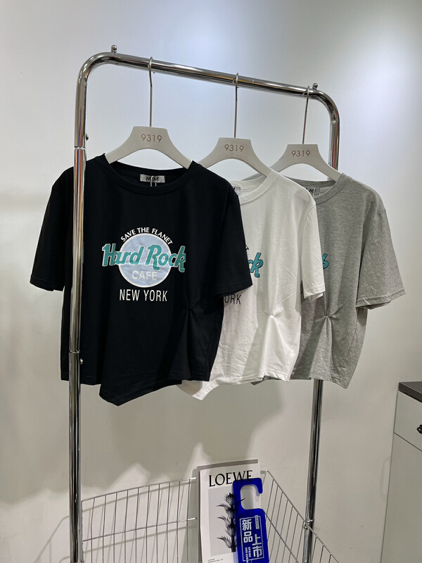 [M.M] fashion printed loose short sleeve T-shirt 8153\l