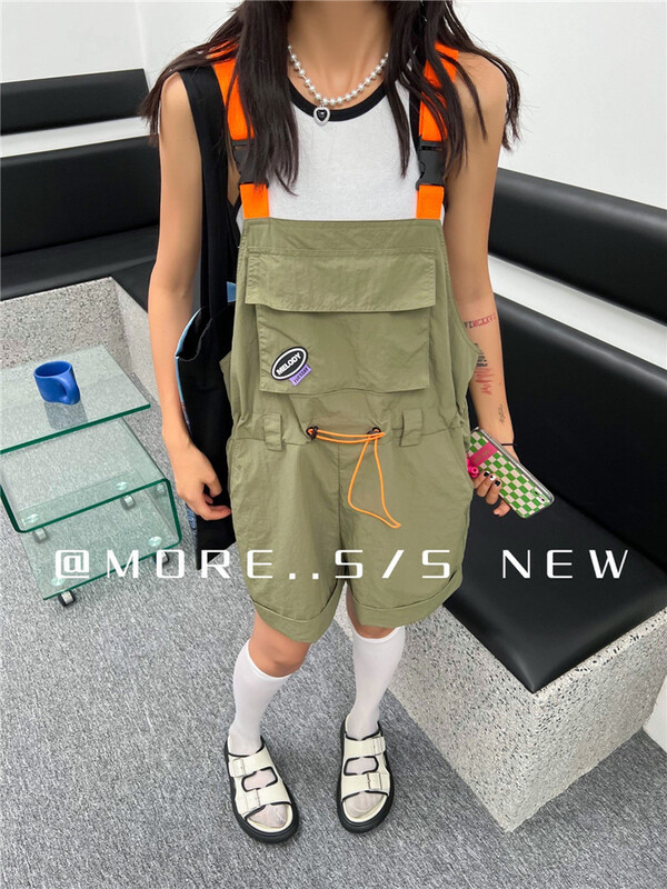 [more] simple and versatile fashion strap pants 88152\ozq