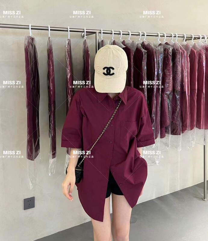 [miss Zi] slit pocket fashion shirt 2612\zxl