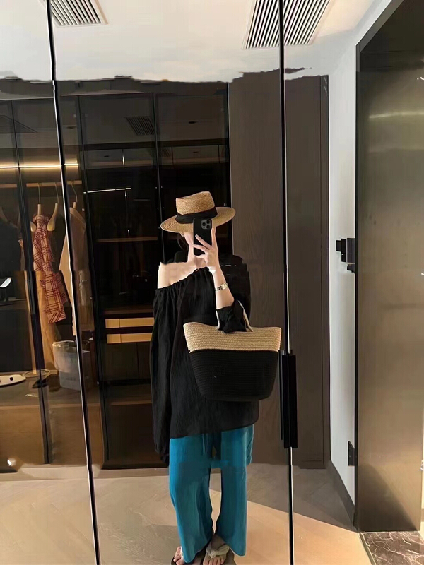 [lidada] lazy wind loose sunscreen shirt + wide leg slim casual pants suit 2702\hbx