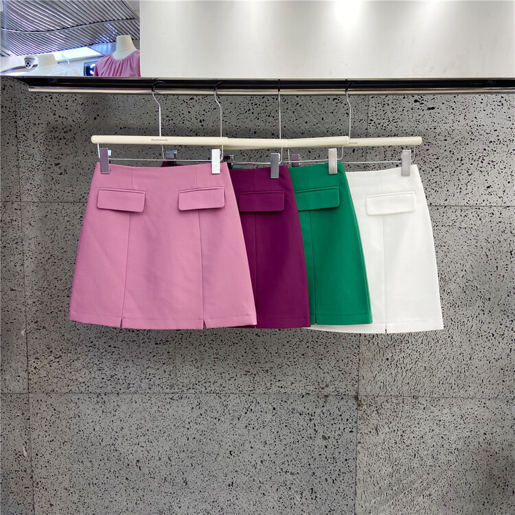 Original price 73.32! [wuzhinvhai] small split design texture skirt 83055\cls