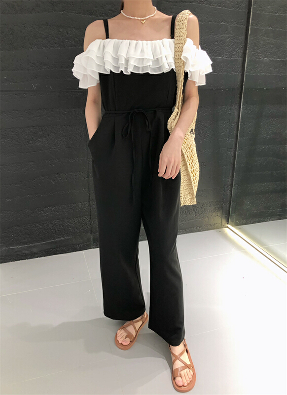 [rich rich] patch strap comfortable Jumpsuit 9269\y