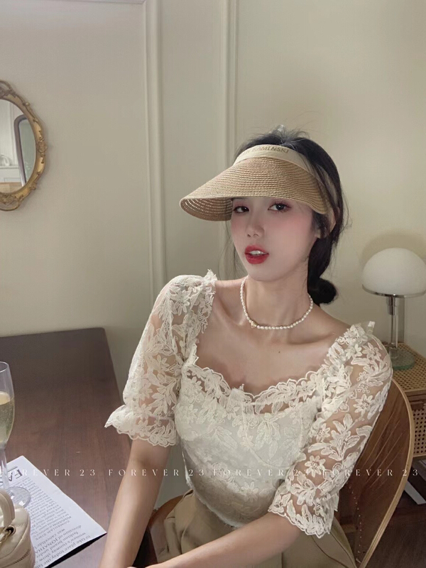 [forever23] Korean soft lace shirt a2089\hjy