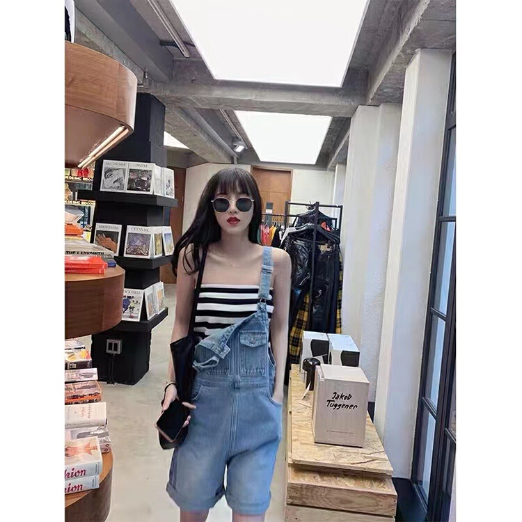 [okd] Korean casual simple and versatile strap pants 52603\zxl