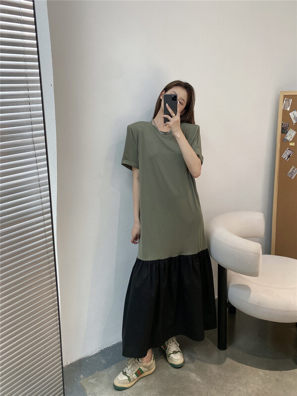 [modern 197] fashion loose and versatile dress 7065\gyj