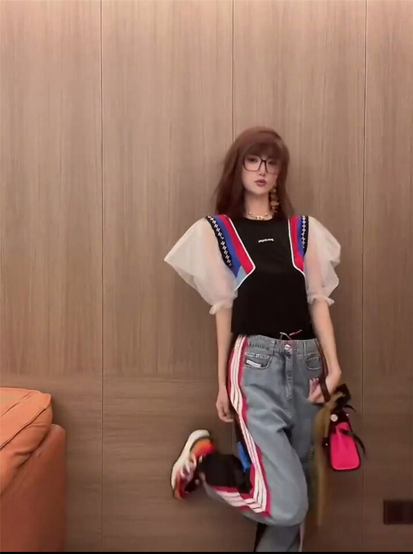 [m.zz] design sense retro wide leg casual pants 9191\lsw