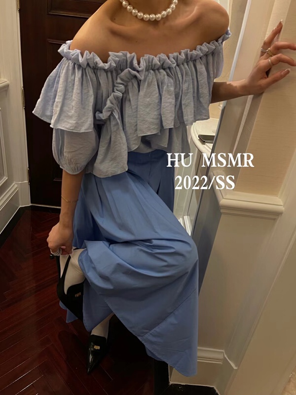 【 Hu 】 temperament pleated skirt 6965\lsl