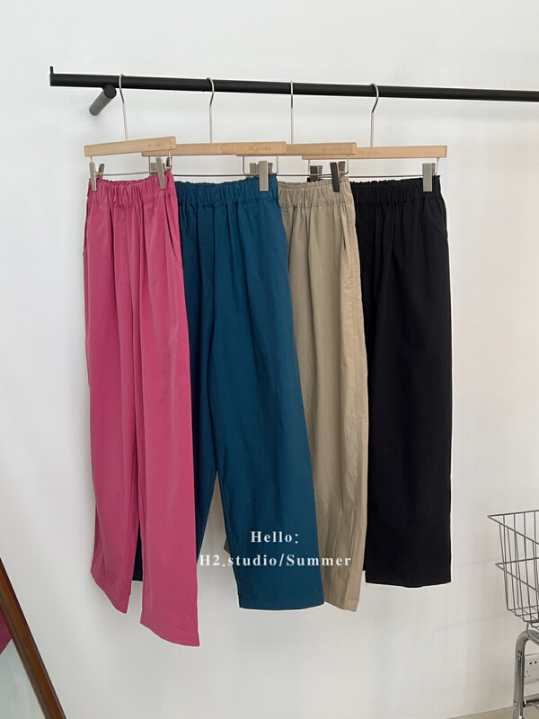 In early summer! [h2-studio] Korean slim casual pants 586\hbx