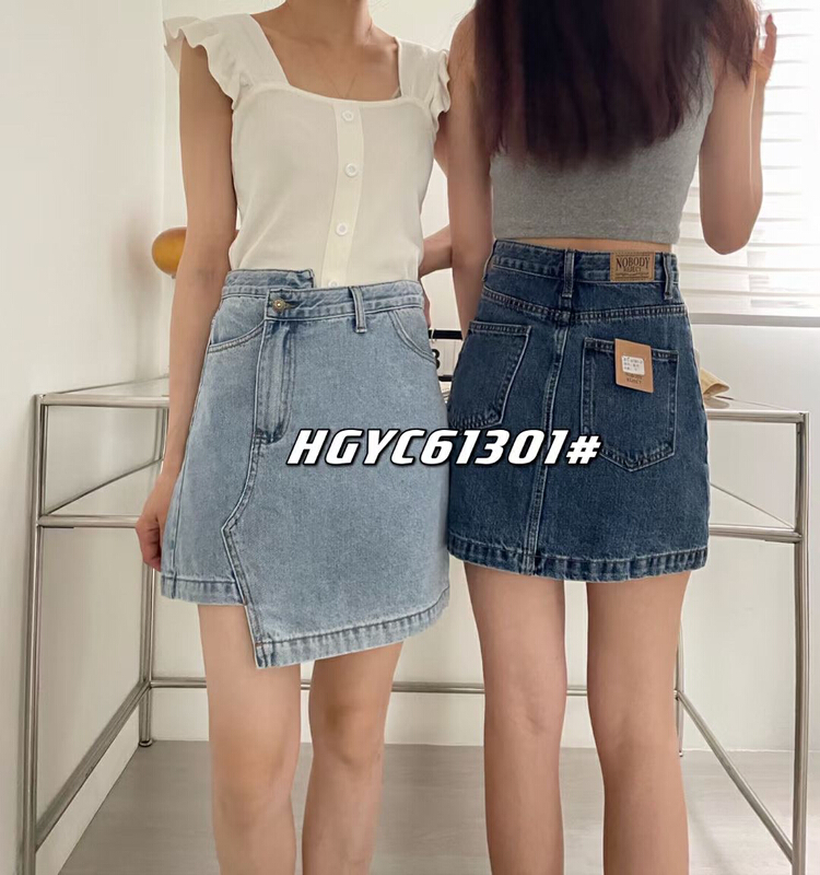 【 nobody 】 irregular slim skirt n61301\jj