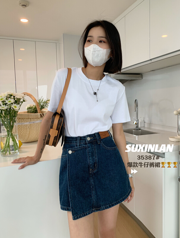[suxinlan /youmo] label design retro skirt pants 35387\lsl