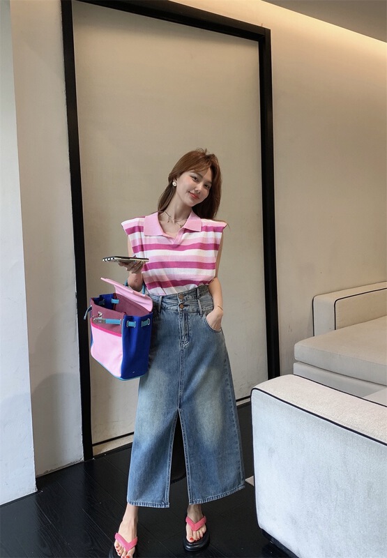 [TIMI] waist design sense of a small skirt 8127\lsw