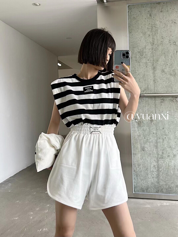 In early summer! [Yuanxi] Korean simple and versatile casual shorts ys1-628\lsl