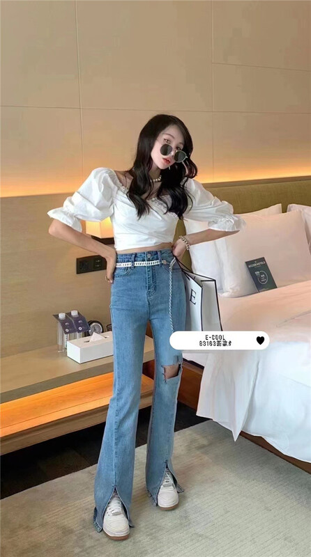 [clothes and jeans] retro little woman flare jeans 83163\hjy