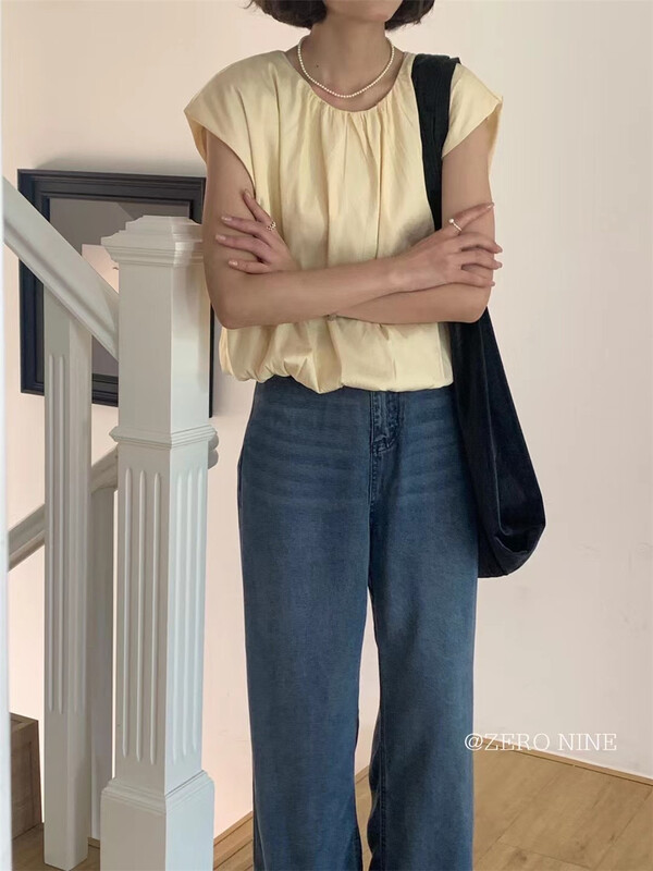 [zero-nine] Korean Pullover sleeveless shirt 9365\zjy