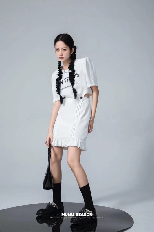 [Mumu session] hollow letter fashion dress 2503\zxl