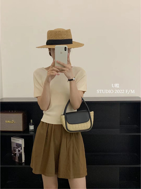 [U grain] commuting fashion raglan sleeve T-shirt ys1-6016\hbx