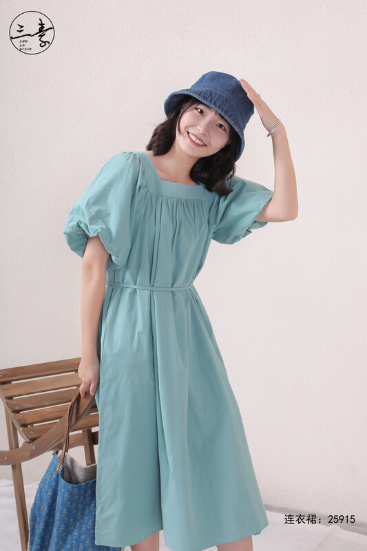 [original three element clothing] simple and elegant retro lady dress 25915 \fhx