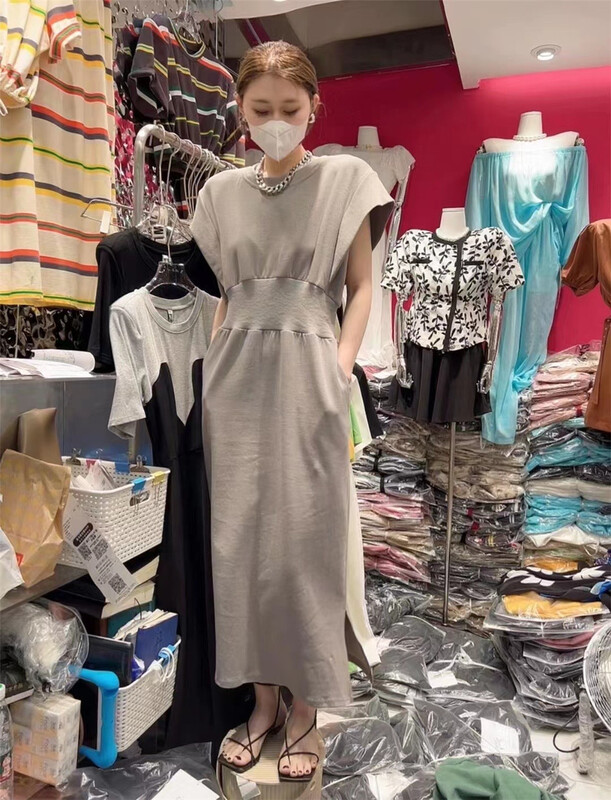 [pepper] casual sleeveless waist dress 3007\pcz