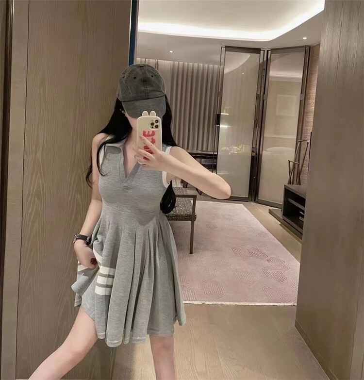 [Bingbing] striped loose and versatile dress ys2-8335\xyj
