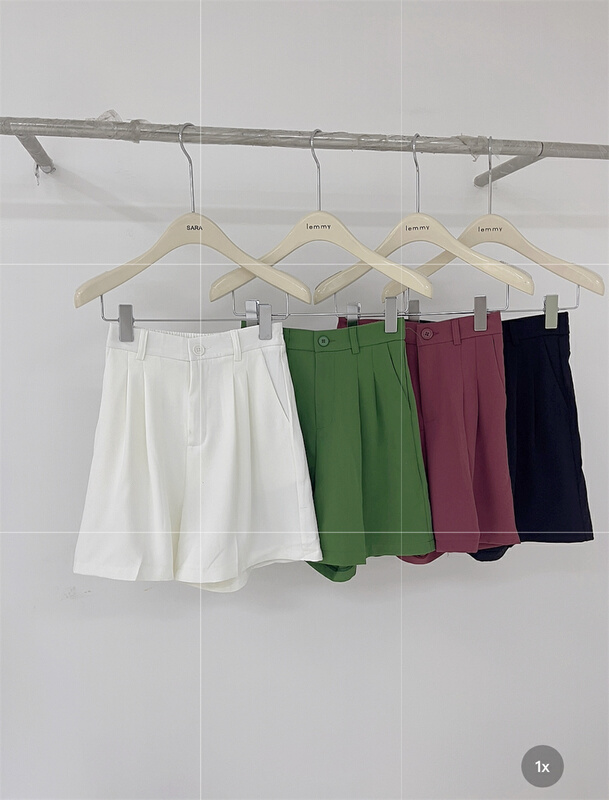 [Lemmy] simple solid color loose casual shorts 8725\hbx