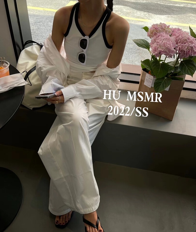 [Hu] trend versatile color matching vest / sling 6951\lsl