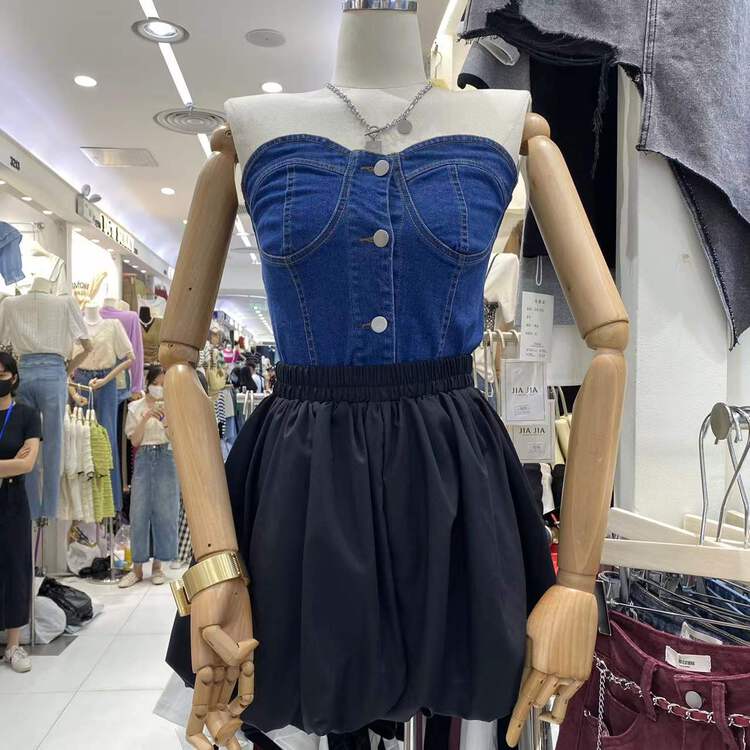 [Muxi] niche design flower bud casual shorts 6038\wpl